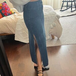 Vintage denim skirt